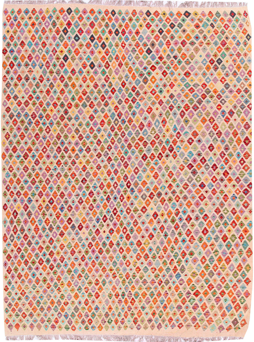 Multi Colored Kilim 8' 3 x 11' 2 - No. 57289 - ALRUG Rug Store