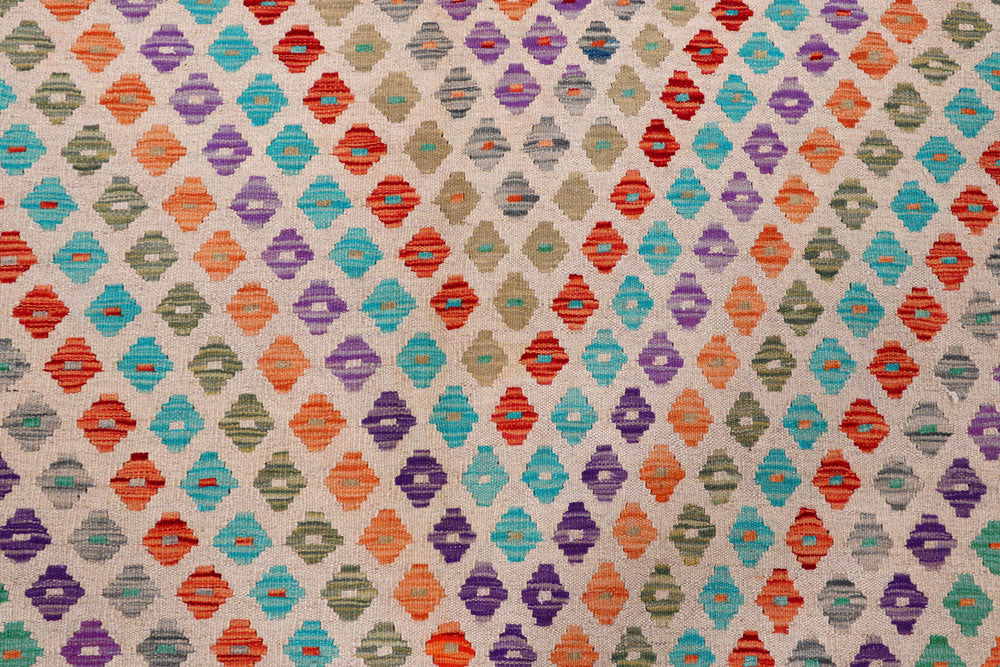 Multi Colored Kilim 8' 2 x 11' 3 - No. 57294 - ALRUG Rug Store