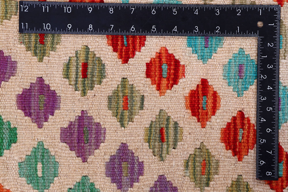 Multi Colored Kilim 8' 2 x 11' 3 - No. 57294 - ALRUG Rug Store