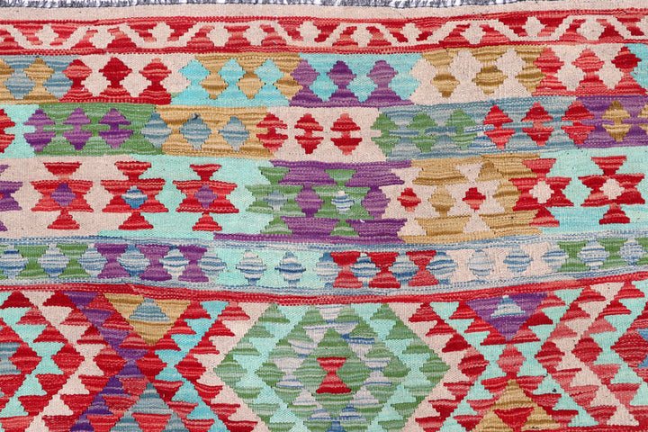Multi Colored Kilim 8' 5 x 11' 3 - No. 57299 - ALRUG Rug Store