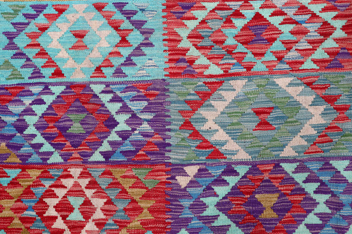 Multi Colored Kilim 8' 5 x 11' 3 - No. 57299 - ALRUG Rug Store