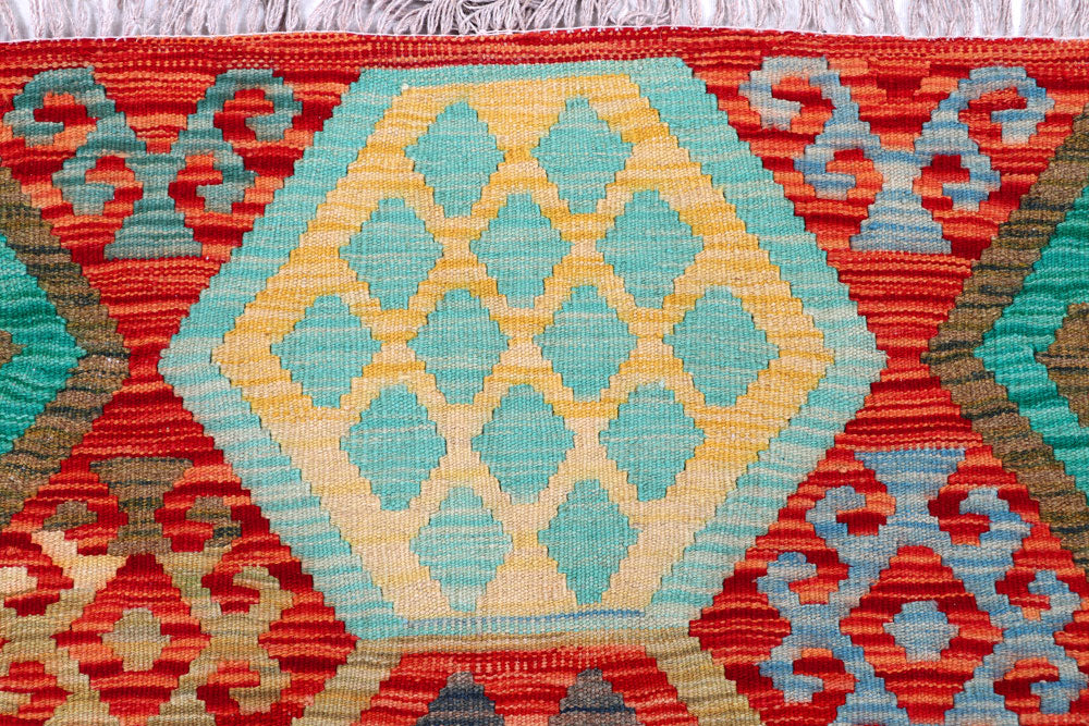 Multi Colored Kilim 8' 8 x 11' 5 - No. 57301 - ALRUG Rug Store