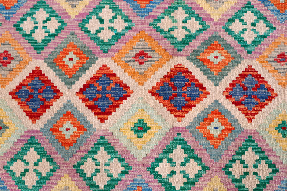 Multi Colored Kilim 8' 3 x 9' 9 - No. 57302 - ALRUG Rug Store