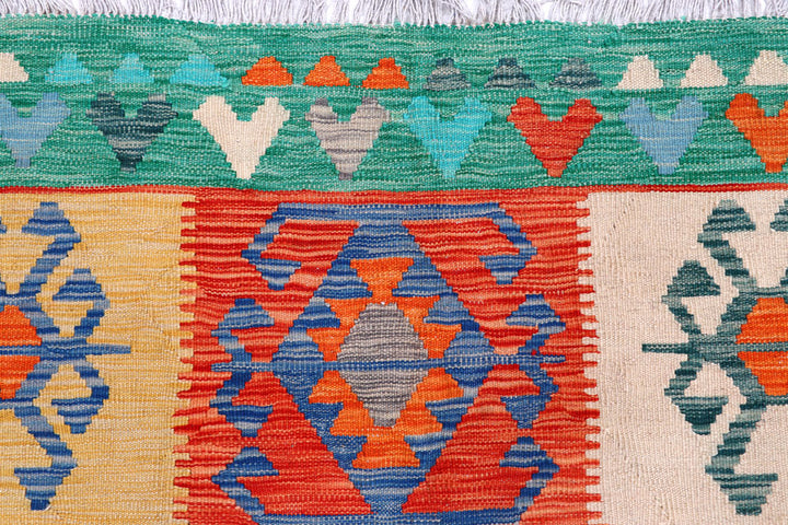 Multi Colored Kilim 8' 1 x 9' 10 - No. 57303 - ALRUG Rug Store