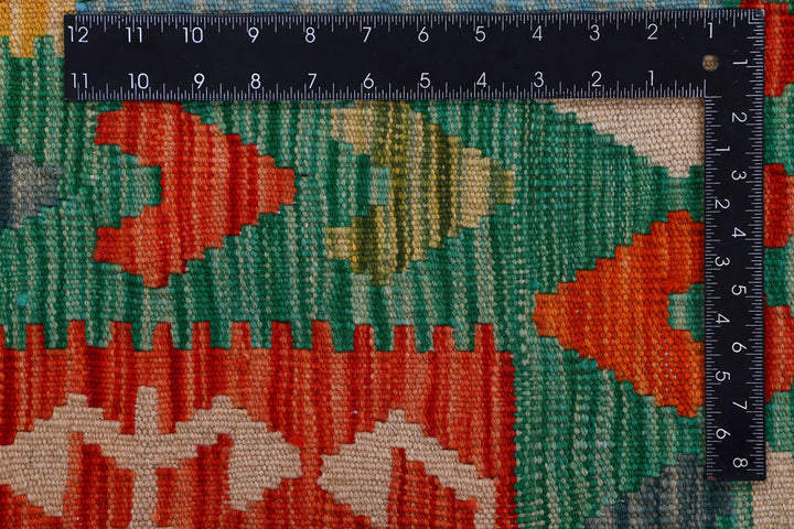 Multi Colored Kilim 8' 1 x 9' 10 - No. 57303 - ALRUG Rug Store