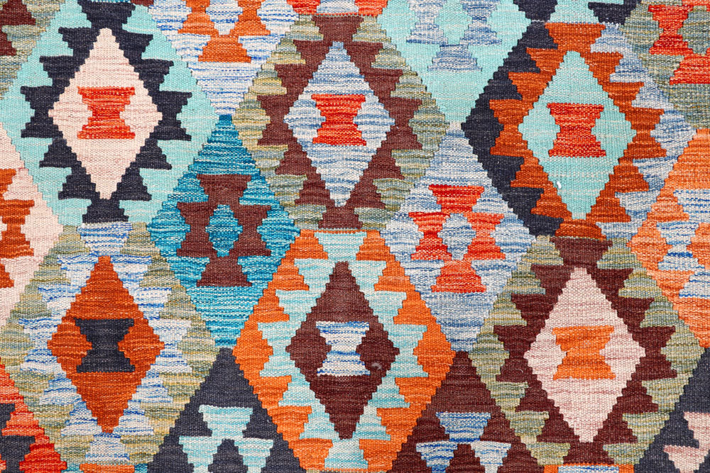 Multi Colored Kilim 8' 3 x 11' 4 - No. 57305 - ALRUG Rug Store