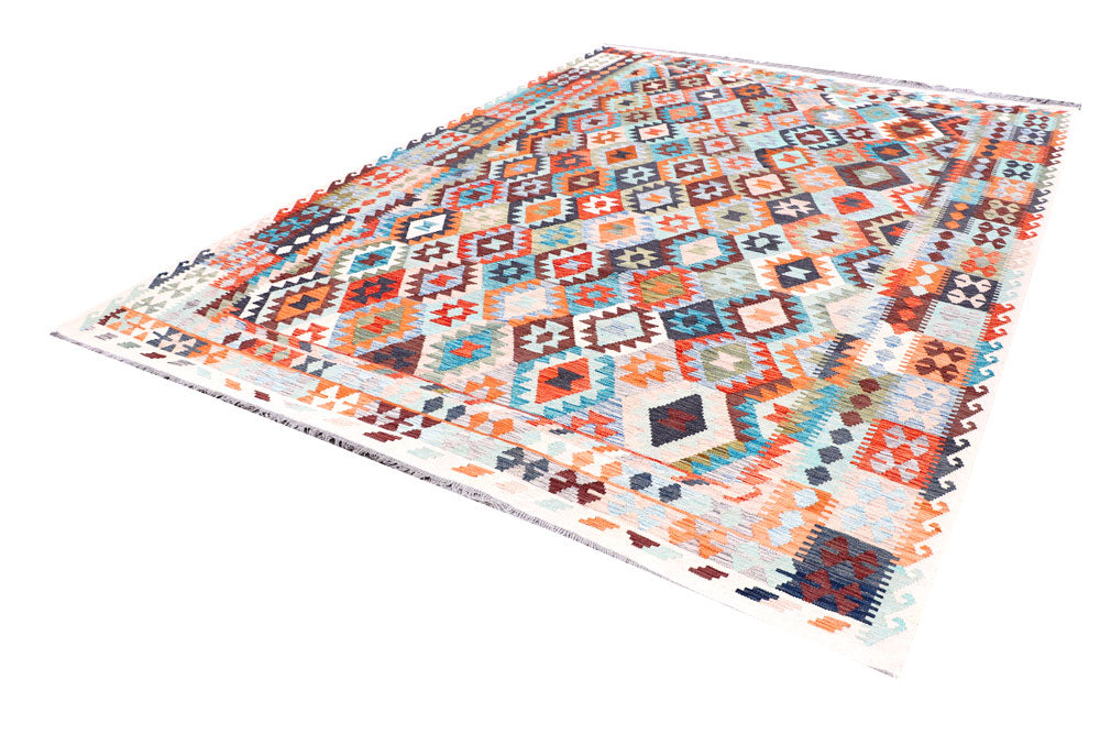 Multi Colored Kilim 8' 3 x 11' 4 - No. 57305 - ALRUG Rug Store