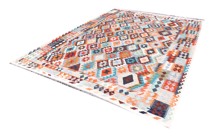 Multi Colored Kilim 8' 3 x 11' 4 - No. 57305 - ALRUG Rug Store