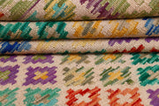 Multi Colored Kilim 8' x 10' - No. 57306 - ALRUG Rug Store