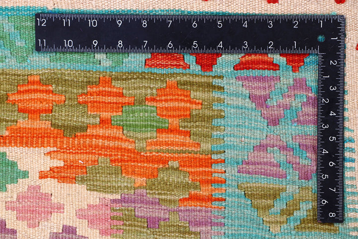 Multi Colored Kilim 7' 10 x 9' 11 - No. 57308 - ALRUG Rug Store