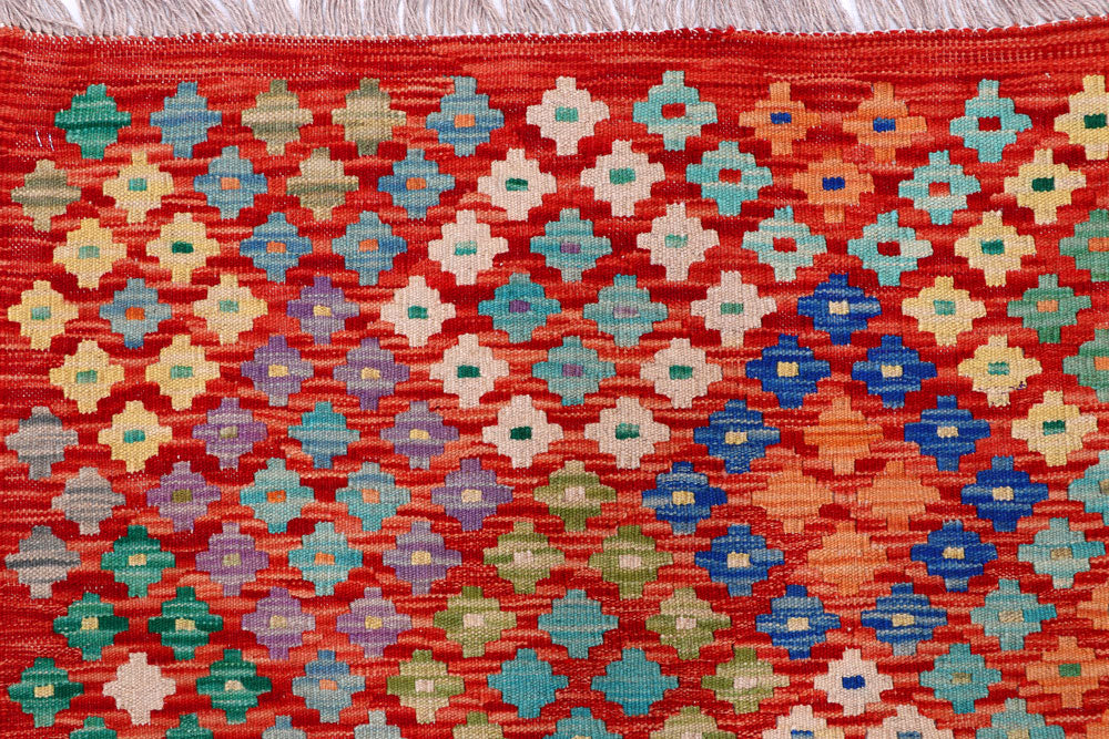 Multi Colored Kilim 8' 5 x 9' 11 - No. 57309 - ALRUG Rug Store