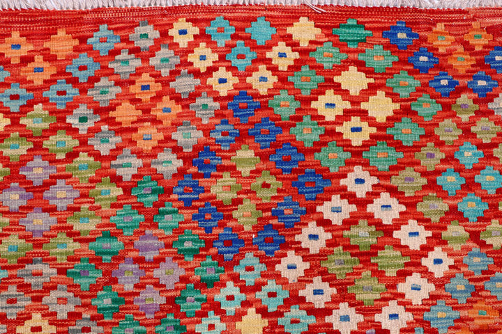 Multi Colored Kilim 8' 5 x 9' 11 - No. 57309 - ALRUG Rug Store