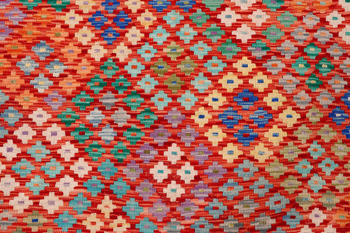 Multi Colored Kilim 8' 5 x 9' 11 - No. 57309 - ALRUG Rug Store