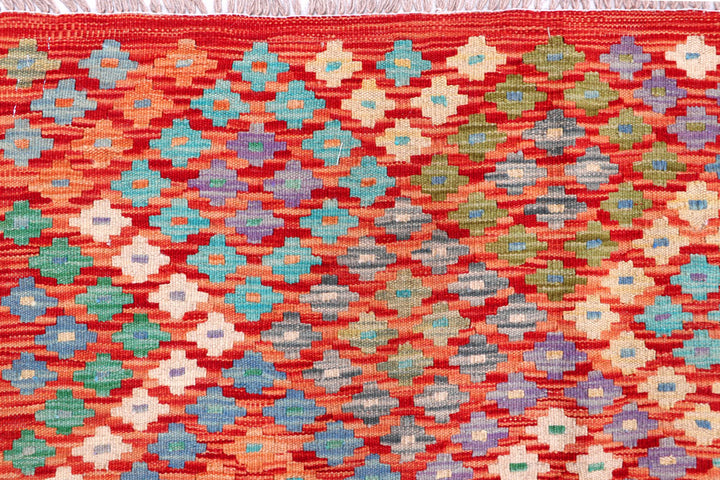 Multi Colored Kilim 8' 2 x 9' 7 - No. 57311 - ALRUG Rug Store