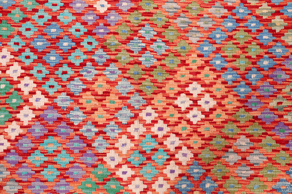 Multi Colored Kilim 8' 2 x 9' 7 - No. 57311 - ALRUG Rug Store