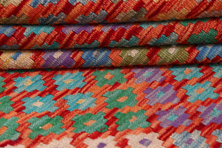 Multi Colored Kilim 8' 2 x 9' 7 - No. 57311 - ALRUG Rug Store