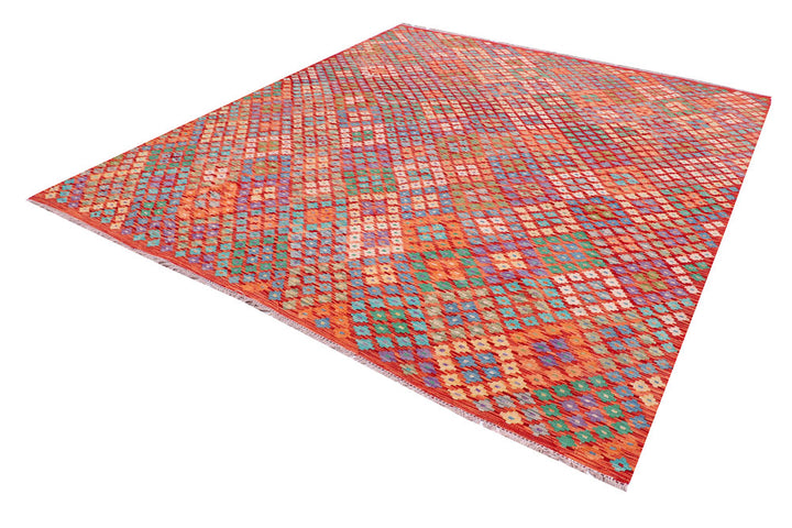 Multi Colored Kilim 8' 2 x 9' 7 - No. 57311 - ALRUG Rug Store