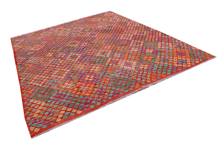 Multi Colored Kilim 8' 2 x 9' 7 - No. 57311 - ALRUG Rug Store