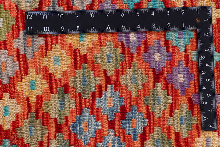 Multi Colored Kilim 8' 2 x 9' 7 - No. 57311 - ALRUG Rug Store