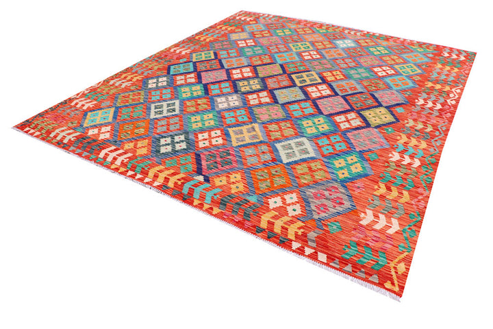 Multi Colored Kilim 8' 4 x 9' 10 - No. 57313 - ALRUG Rug Store