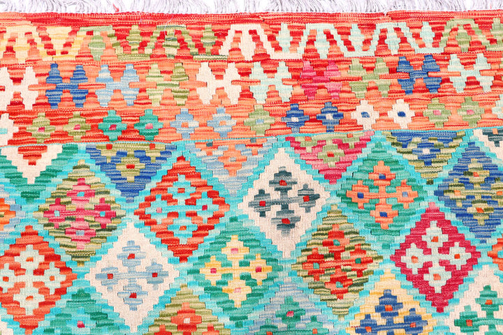Multi Colored Kilim 8' 6 x 9' 9 - No. 57315 - ALRUG Rug Store