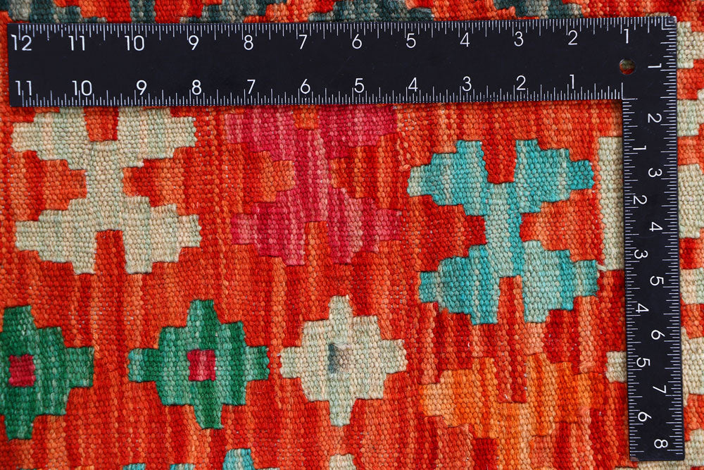 Multi Colored Kilim 8' 6 x 9' 9 - No. 57315 - ALRUG Rug Store