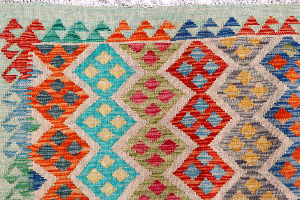 Multi Colored Kilim 8' 5 x 9' 8 - No. 57316 - ALRUG Rug Store