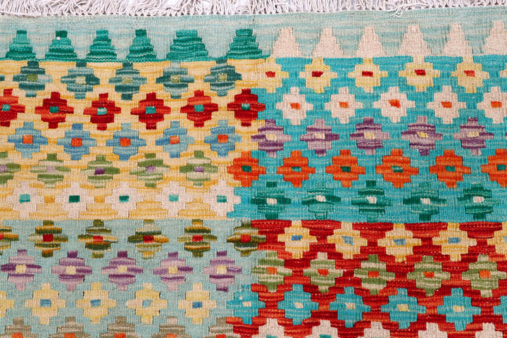 Multi Colored Kilim 8' 6 x 9' 7 - No. 57317 - ALRUG Rug Store