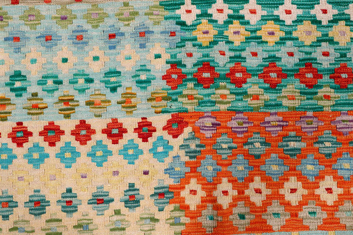 Multi Colored Kilim 8' 6 x 9' 7 - No. 57317 - ALRUG Rug Store