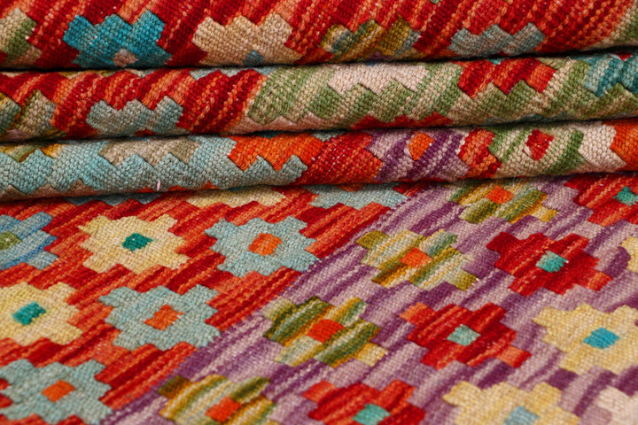 Multi Colored Kilim 8' 6 x 9' 7 - No. 57317 - ALRUG Rug Store