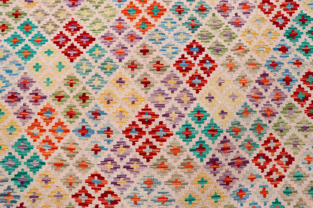 Multi Colored Kilim 8' 4 x 9' 9 - No. 57319 - ALRUG Rug Store