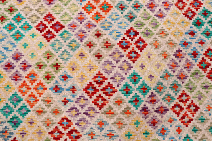 Multi Colored Kilim 8' 4 x 9' 9 - No. 57319 - ALRUG Rug Store