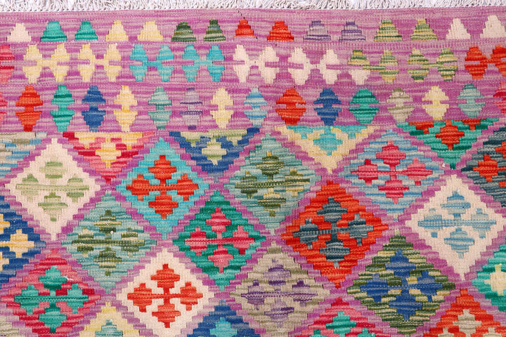 Multi Colored Kilim 8' 4 x 9' 5 - No. 57320 - ALRUG Rug Store