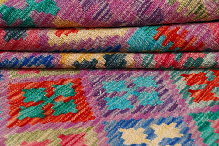 Multi Colored Kilim 8' 4 x 9' 5 - No. 57320 - ALRUG Rug Store