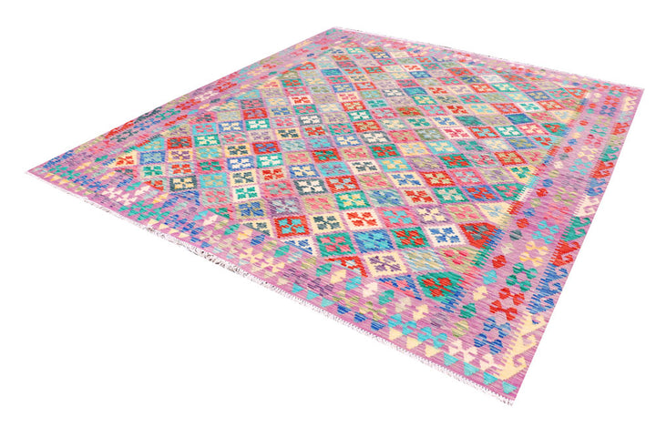 Multi Colored Kilim 8' 4 x 9' 5 - No. 57320 - ALRUG Rug Store