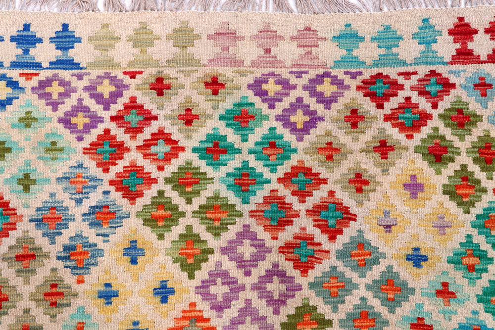 Multi Colored Kilim 7' 7 x 9' 8 - No. 57322 - ALRUG Rug Store