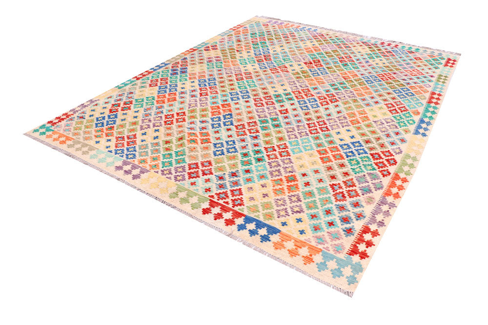 Multi Colored Kilim 7' 7 x 9' 8 - No. 57322 - ALRUG Rug Store