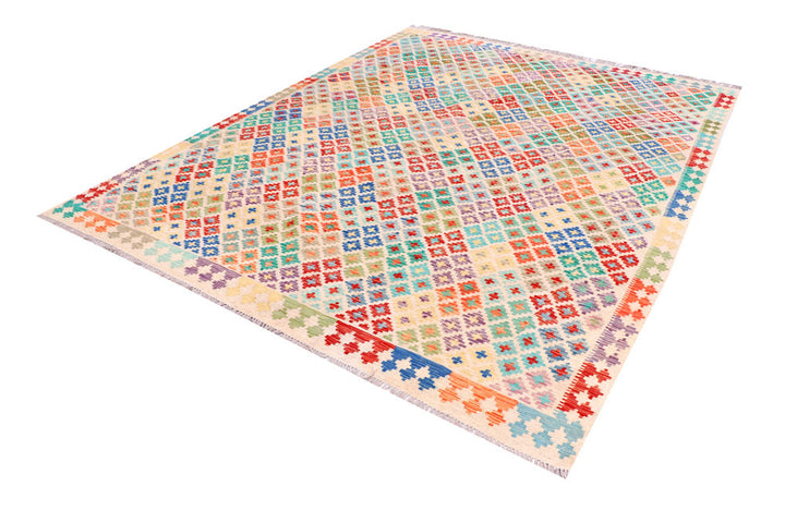 Multi Colored Kilim 7' 7 x 9' 8 - No. 57322 - ALRUG Rug Store