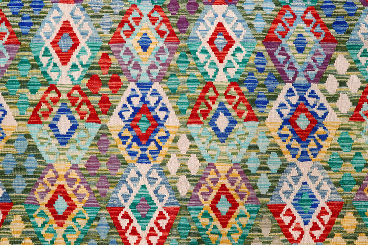 Multi Colored Kilim 8' 3 x 9' 6 - No. 57325 - ALRUG Rug Store