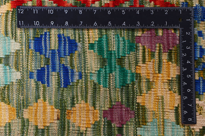 Multi Colored Kilim 8' 3 x 9' 6 - No. 57325 - ALRUG Rug Store
