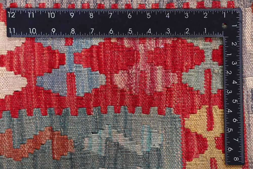 Multi Colored Kilim 8' 5 x 9' 7 - No. 57328 - ALRUG Rug Store