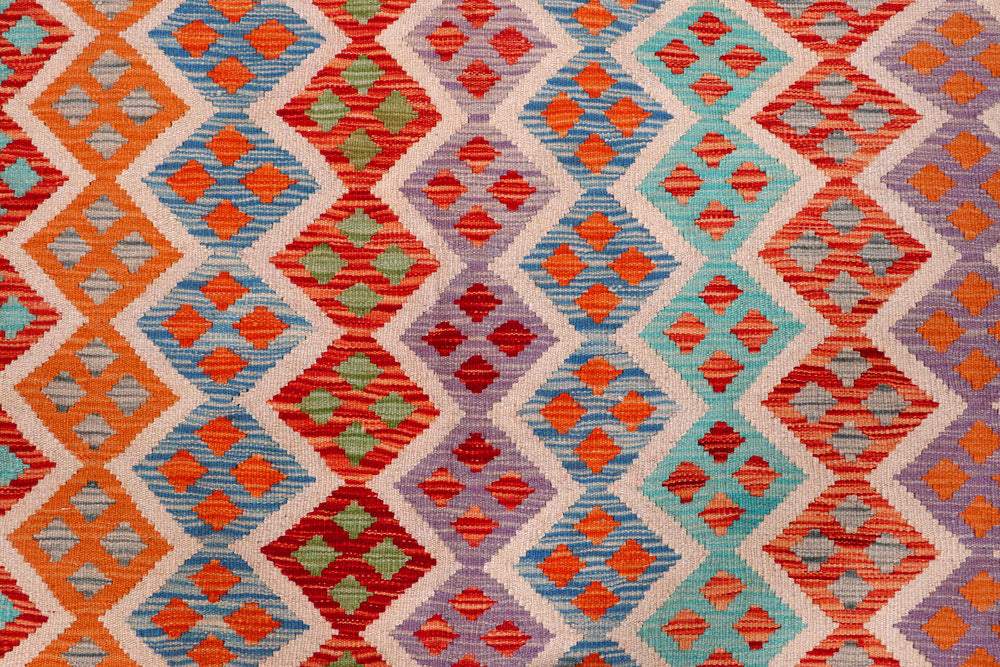 Multi Colored Kilim 8' 5 x 9' 10 - No. 57329 - ALRUG Rug Store