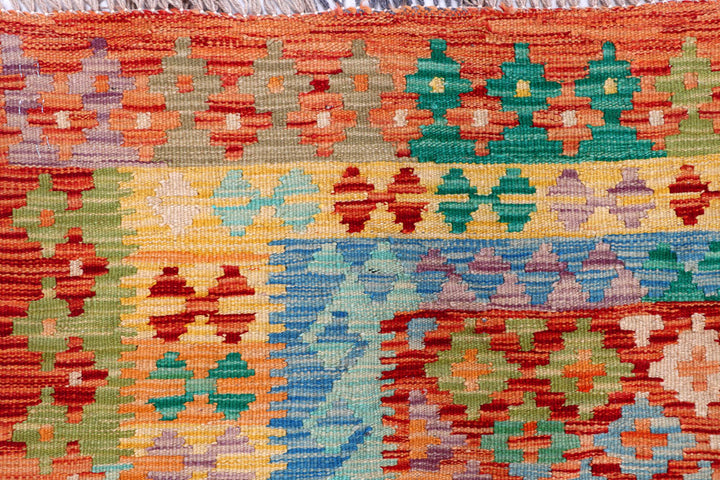 Multi Colored Kilim 8' 5 x 10' 3 - No. 57331 - ALRUG Rug Store