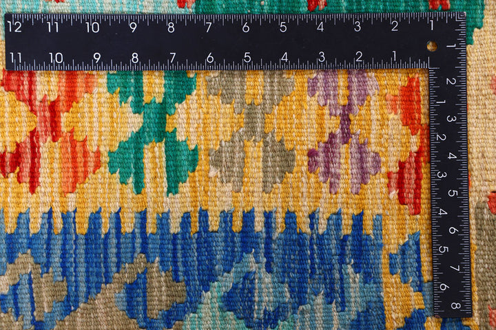 Multi Colored Kilim 8' 5 x 10' 3 - No. 57331 - ALRUG Rug Store