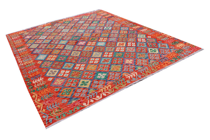 Multi Colored Kilim 8' 4 x 9' 9 - No. 57332 - ALRUG Rug Store