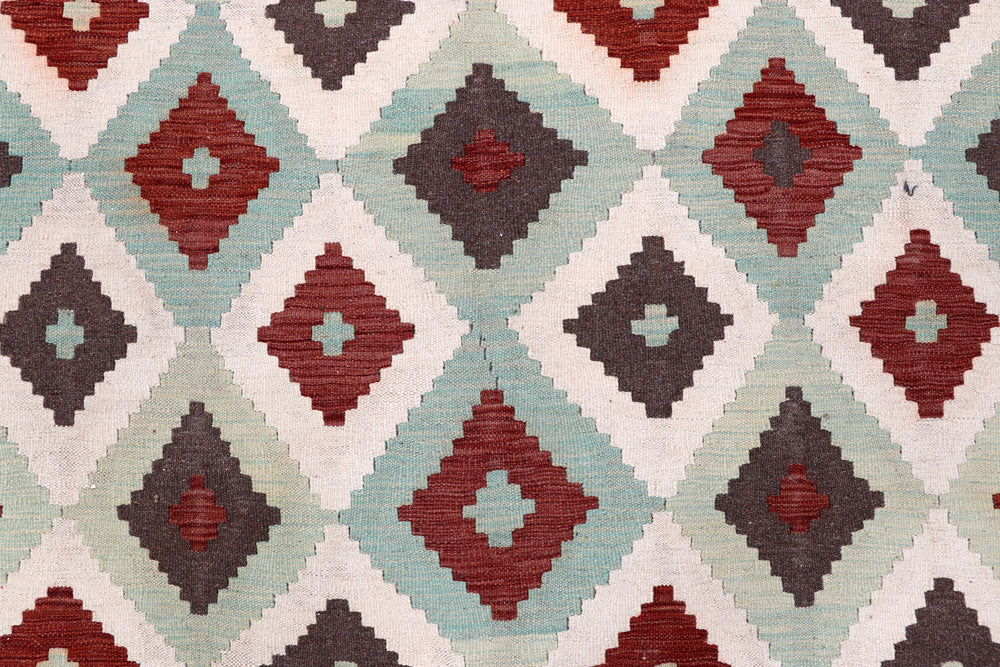 Multi Colored Kilim 8' 2 x 9' 10 - No. 57333 - ALRUG Rug Store