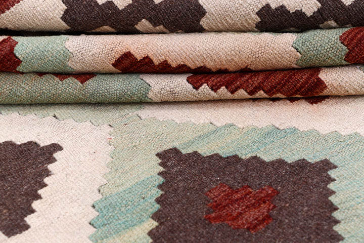 Multi Colored Kilim 8' 2 x 9' 10 - No. 57333 - ALRUG Rug Store