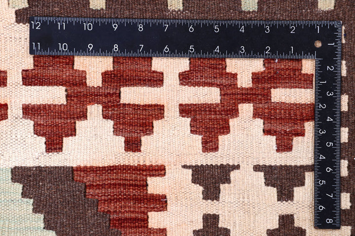 Multi Colored Kilim 8' 2 x 9' 10 - No. 57333 - ALRUG Rug Store