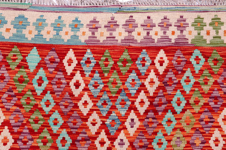 Multi Colored Kilim 8' 9 x 11' 4 - No. 57336 - ALRUG Rug Store