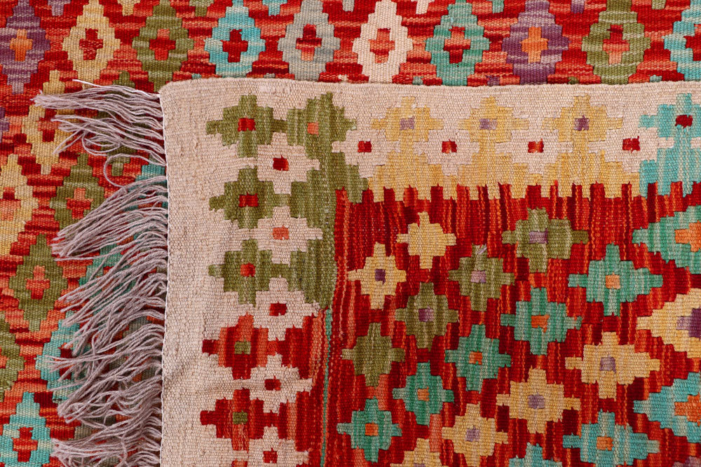 Multi Colored Kilim 8' 9 x 11' 4 - No. 57336 - ALRUG Rug Store